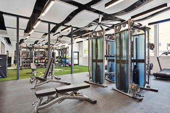 High-tech 24-hour fitness center